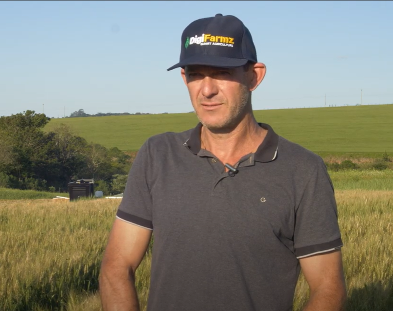 Rodrigo Batistella, produtor e cliente da Plataforma DigiFarmz
