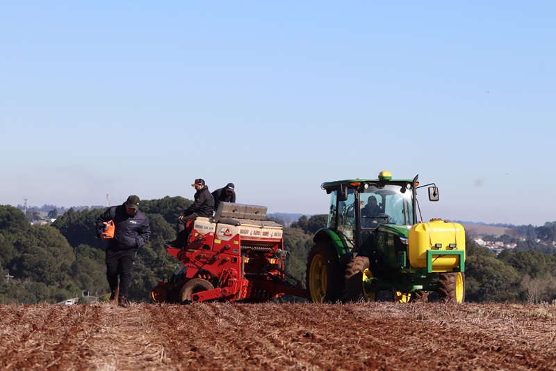 Início da semeadura de trigo feito pela DigiFarmz e Diplan